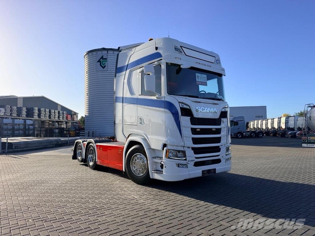 Scania S520 6X2, full air, retarder, stand airco, 315wb Sadulveokid