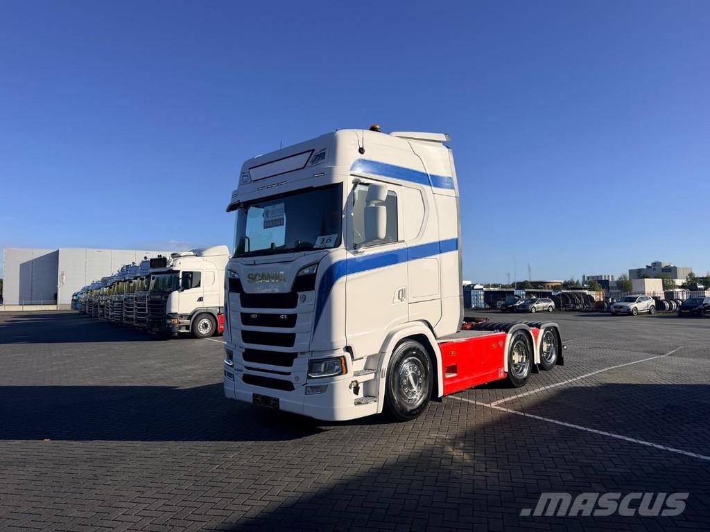 Scania S520 6X2, full air, retarder, stand airco, 315wb Sadulveokid