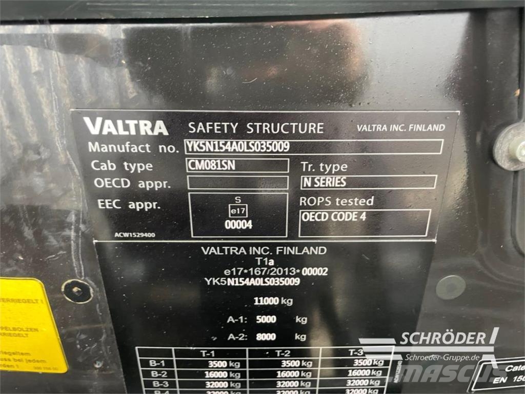 Valtra N 154 EA 拖拉机/农用车
