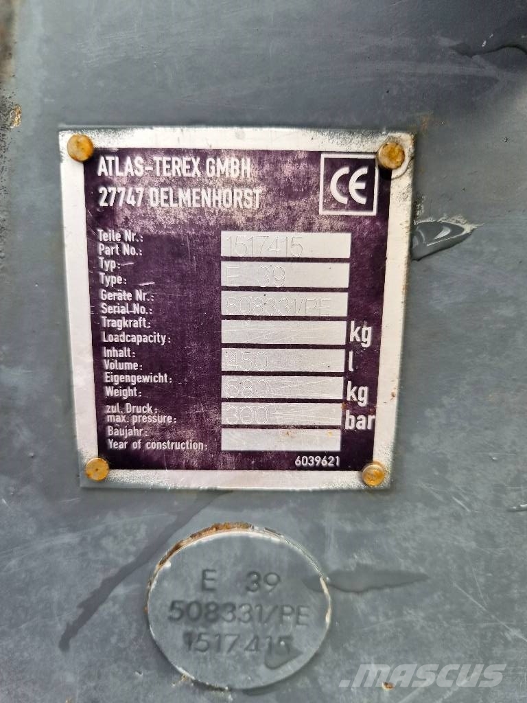 Atlas E39 Zweischalengreifer 1304/1404/1504/1604 Грейферы