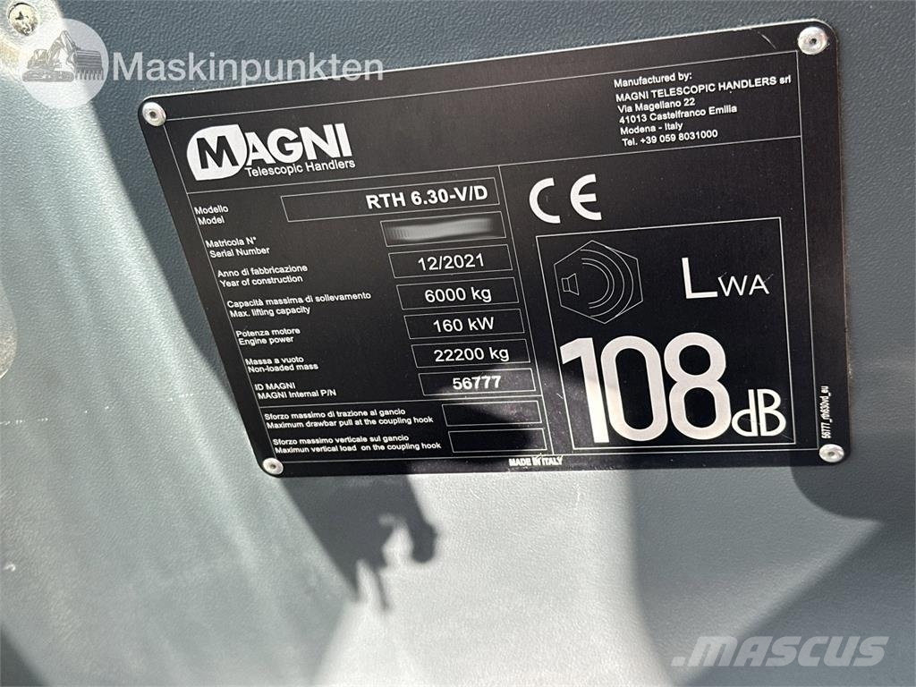 Magni RTH 6.30-V/D Τηλεσκοπικοί ανυψωτές