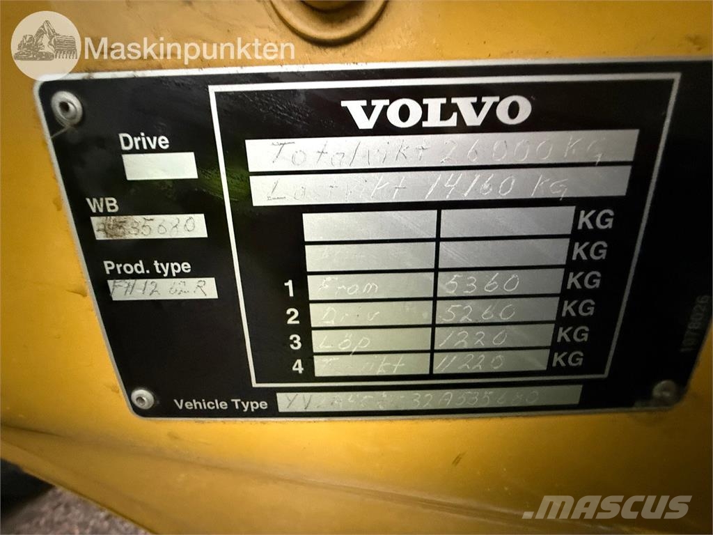 Volvo FH12 6X2 Avkortad Abrollkipper