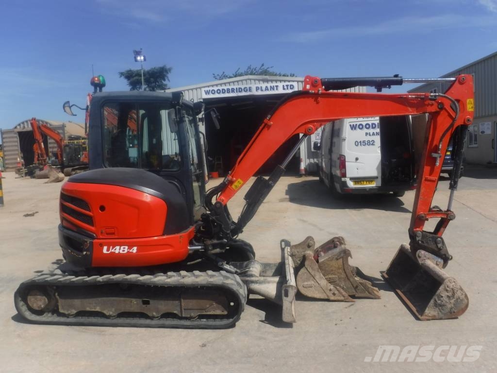 Kubota U 48-4 Mini ekskavatörler, 7 tona dek