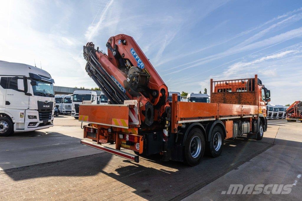 Mercedes-Benz ACTROS 2636 K-MP3 + EFFER 305/8S Camiones de cama baja