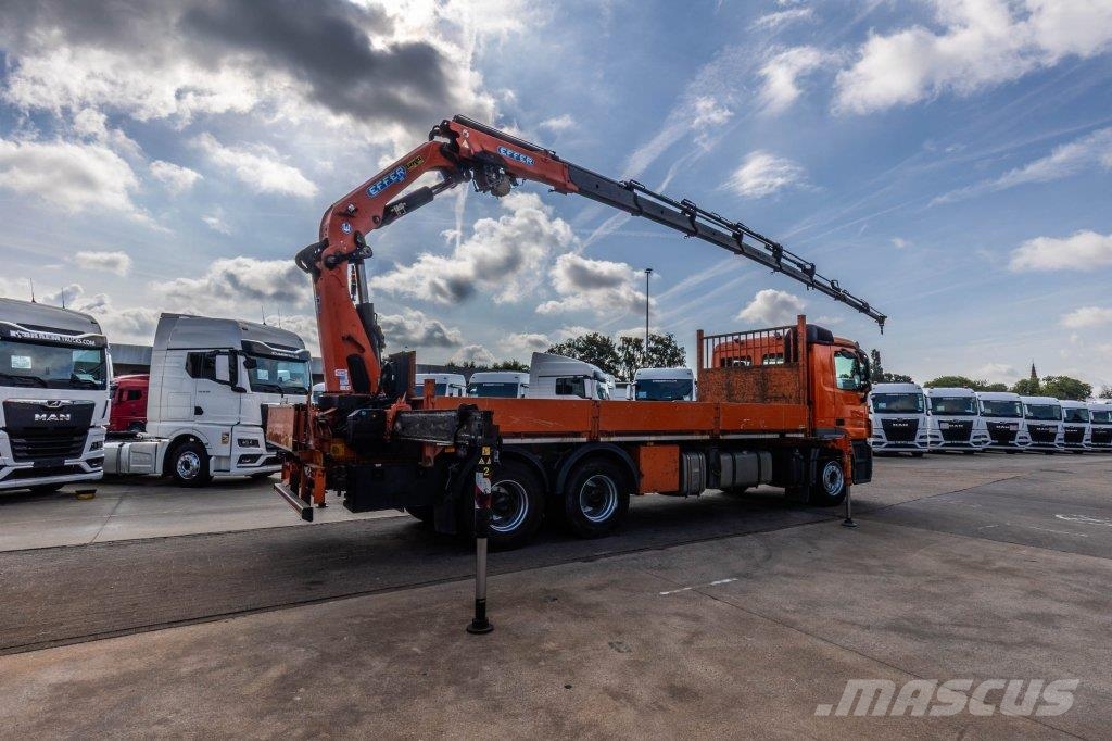 Mercedes-Benz ACTROS 2636 K-MP3 + EFFER 305/8S Camiones de cama baja