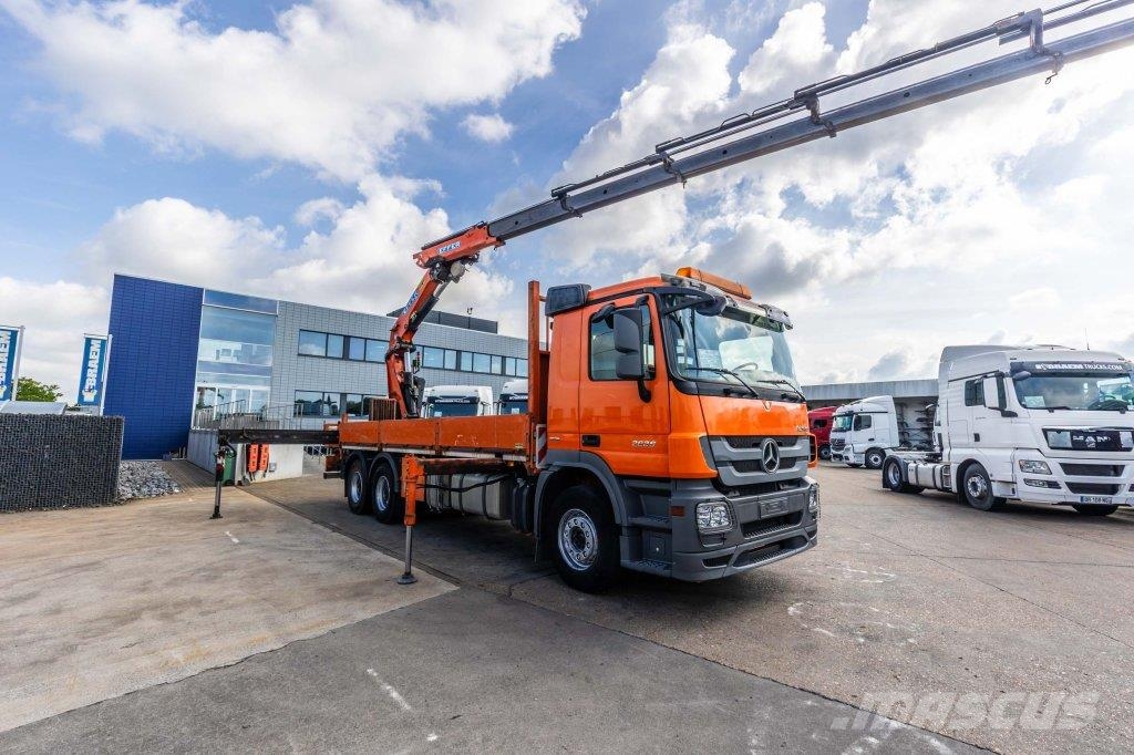 Mercedes-Benz ACTROS 2636 K-MP3 + EFFER 305/8S Camiones de cama baja