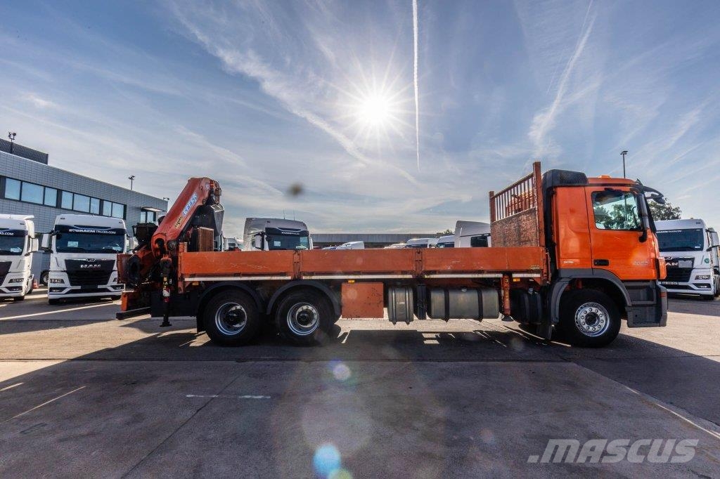 Mercedes-Benz ACTROS 2636 K-MP3 + EFFER 305/8S Camiones de cama baja