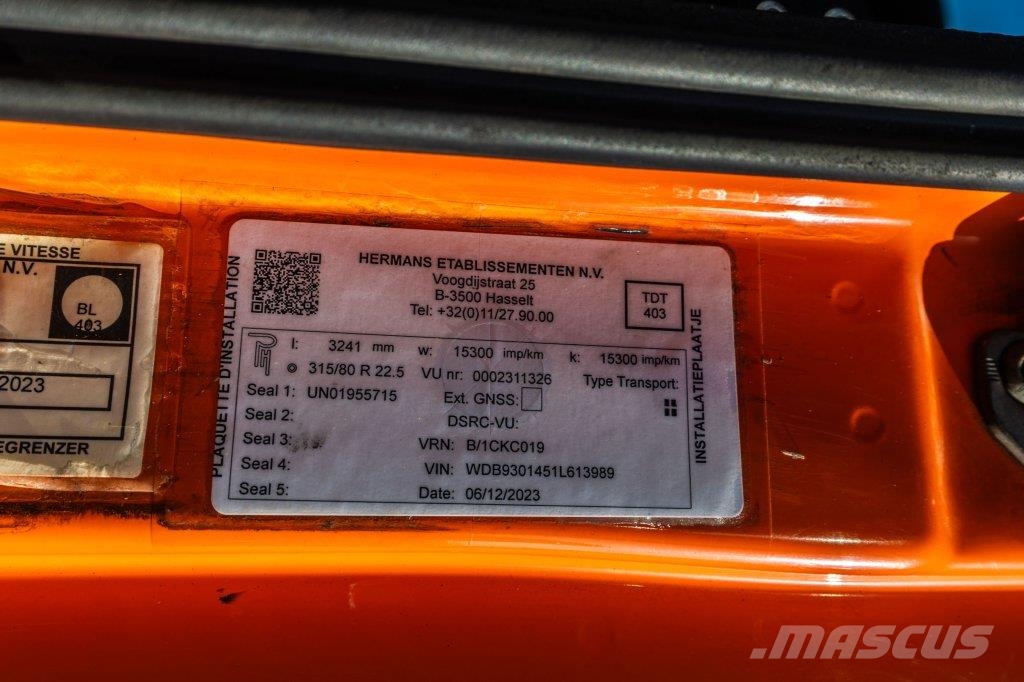 Mercedes-Benz ACTROS 2636 K-MP3 + EFFER 305/8S Camiones de cama baja