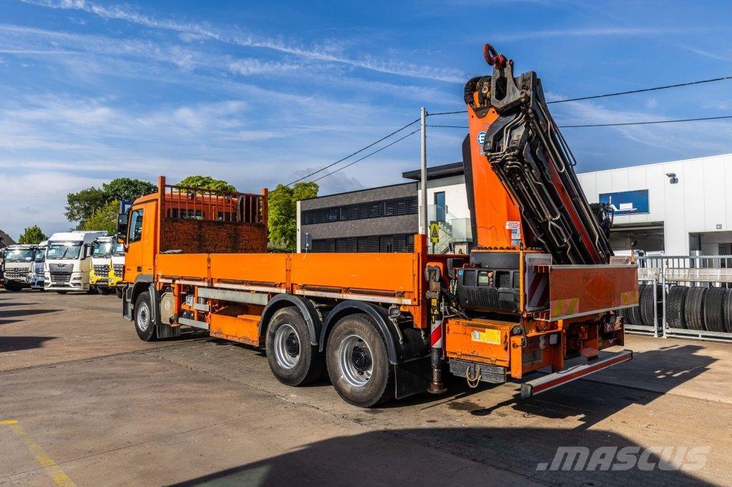 Mercedes-Benz ACTROS 2636 K-MP3 + EFFER 305/8S Camiones de cama baja
