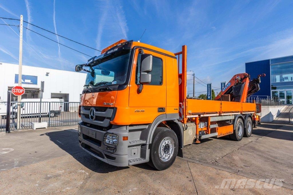 Mercedes-Benz ACTROS 2636 K-MP3 + EFFER 305/8S Camiones de cama baja
