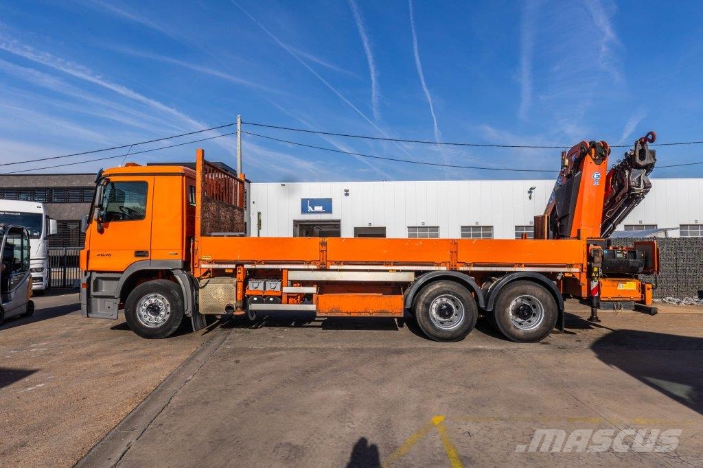 Mercedes-Benz ACTROS 2636 K-MP3 + EFFER 305/8S Camiones de cama baja