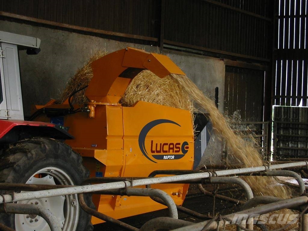Lucas Halmrivare Raptor telehandler Rundballerivere, -kuttere og -utpakkere