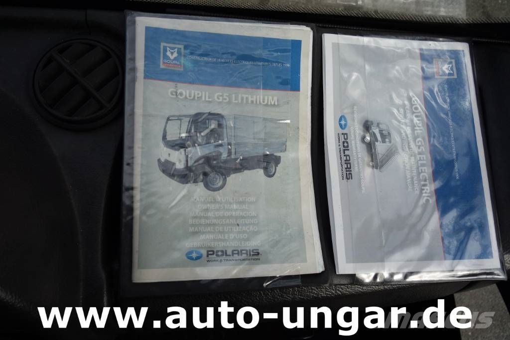 Goupil G5 E Lithium Bj2016 Müllkipper Kipper mit Hochdruc Hjælpemaskiner