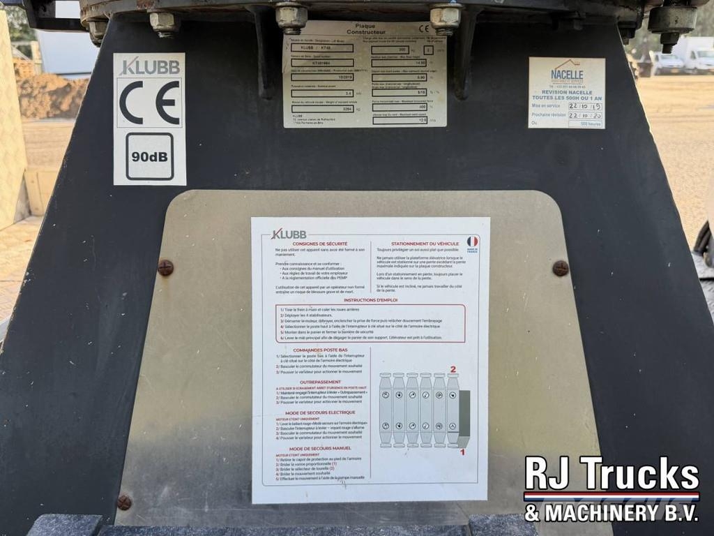 Iveco Daily 35S14 - KLUBB KT48 | 16M | Euro 6 | 1.592H | المنصات الهوائية المثبتة على شاحنة