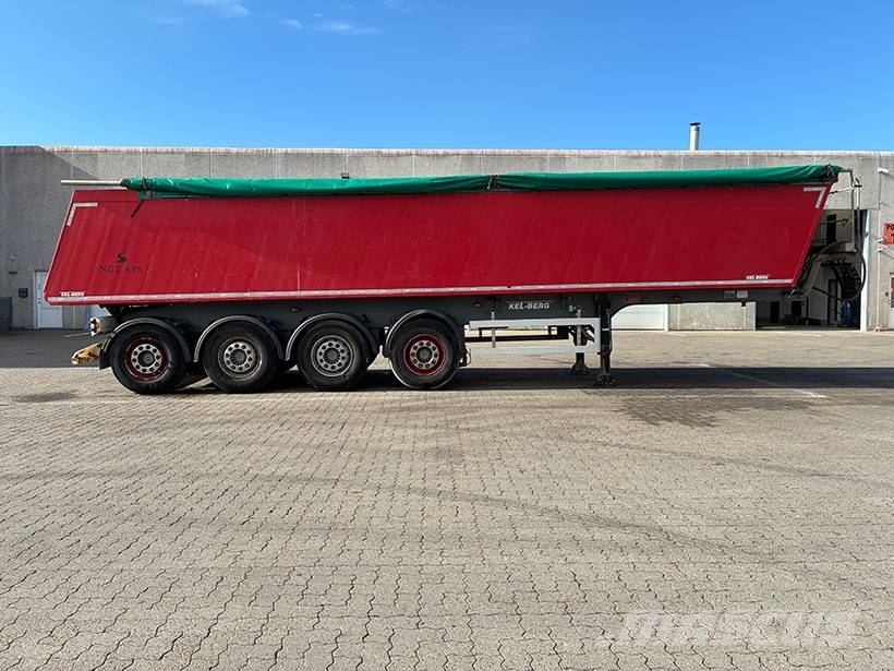 Kel-Berg Tipper / Alukastenmulde Kipper 37 m3 Semi-reboques basculantes