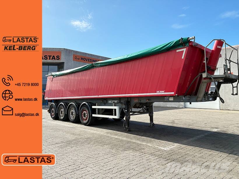 Kel-Berg Tipper / Alukastenmulde Kipper 37 m3 Semi-reboques basculantes