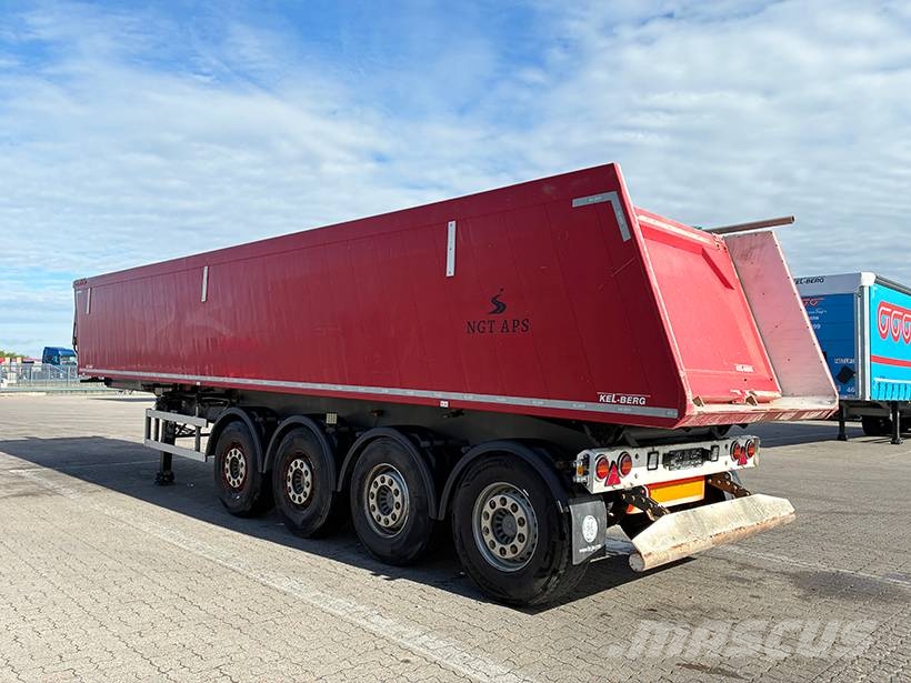 Kel-Berg Tipper / Alukastenmulde Kipper 37 m3 Semi-reboques basculantes