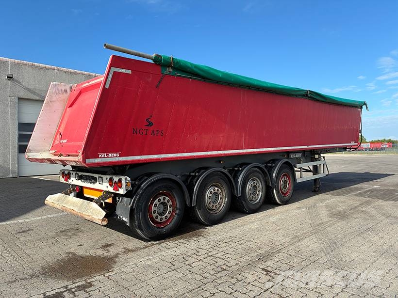 Kel-Berg Tipper / Alukastenmulde Kipper 37 m3 Semi-reboques basculantes