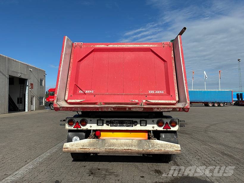 Kel-Berg Tipper / Alukastenmulde Kipper 37 m3 Semi-reboques basculantes