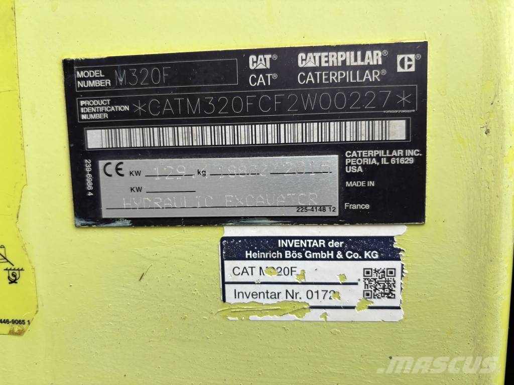 CAT M 320 F Mobilbagger