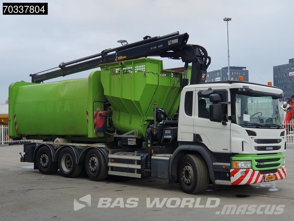 Scania P360 P 8X2 Hiab 211 BW 3-hipro Crane Kran VDL Tran Komunalni tovornjaki