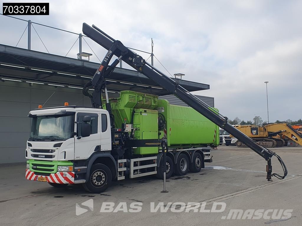 Scania P360 P 8X2 Hiab 211 BW 3-hipro Crane Kran VDL Tran Komunalni tovornjaki