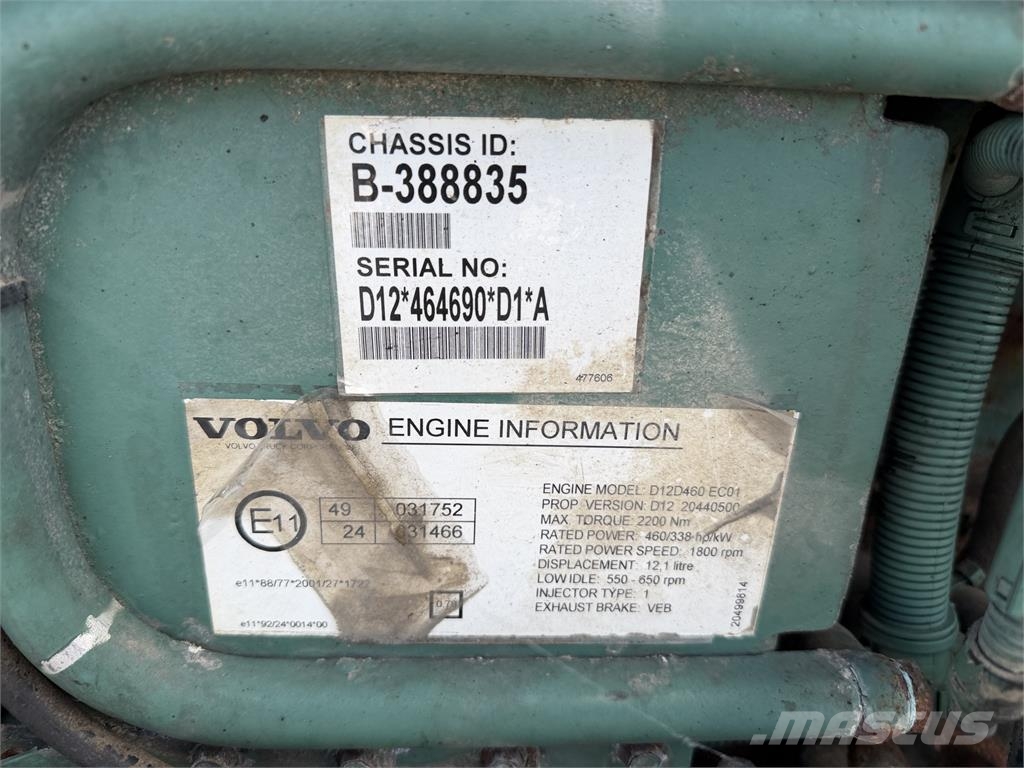 VIN 835 - Motor VOLVO FH 460, 2006, E3 VIN 835 معدات النقل - غير ذلك
