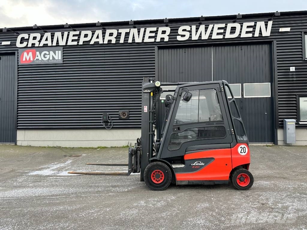 Linde E 20 Elektrikli forkliftler
