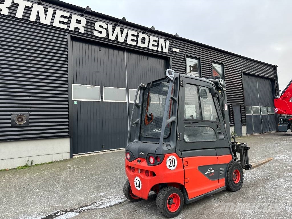 Linde E 20 Elektrikli forkliftler