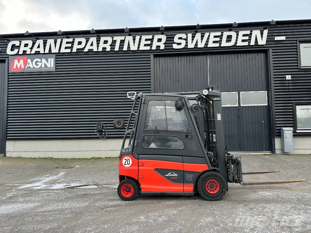 Linde E 20 Elektrikli forkliftler