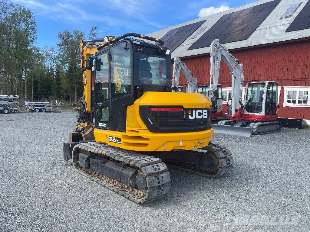 JCB 86 C-2 Engcon EC209 EC-Oil Värmare 中型挖掘机