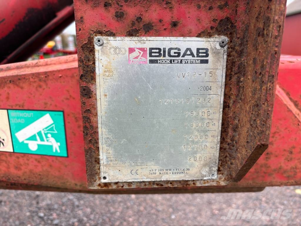 Bigab 12-15 Standarta piekabes