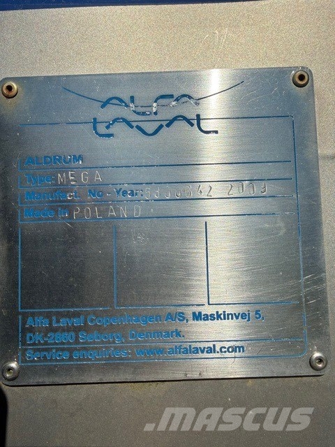 Alfa Laval Aldrum Mega obrotowy filtr bębnowy Compressores de resíduos