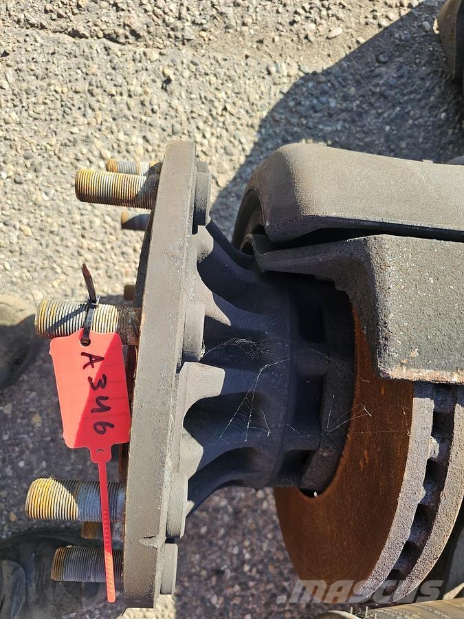 SAF B19-19K / SBK1937-11S/TRAILER AXLE /SINGLE TIRES/ Osovine