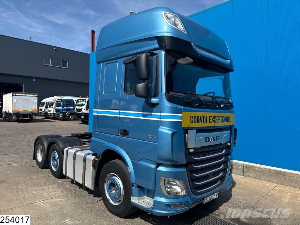 DAF XF 530 6x2, EURO 6, ACC, Retarder, Standairco 曳引機組件