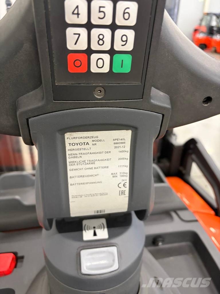 Toyota 11354 - SPE140L LI-ION Elektrikli forkliftler