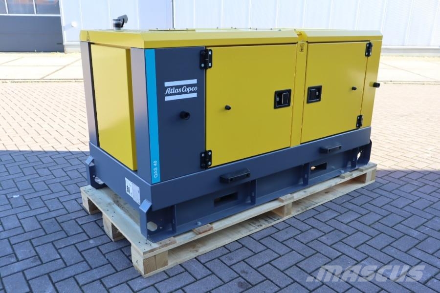 Atlas Copco QAS 40 ST3 Valid inspection, Diesel, 40 kVA Generadores diésel