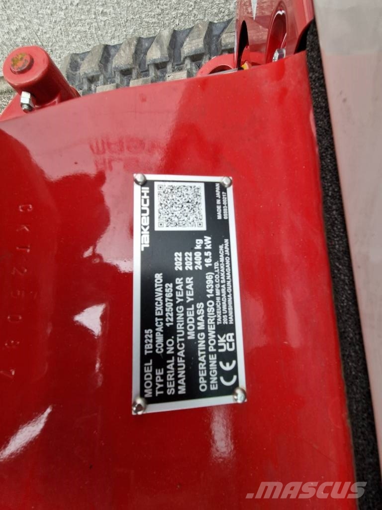 Takeuchi TB 225 Miniescavatori