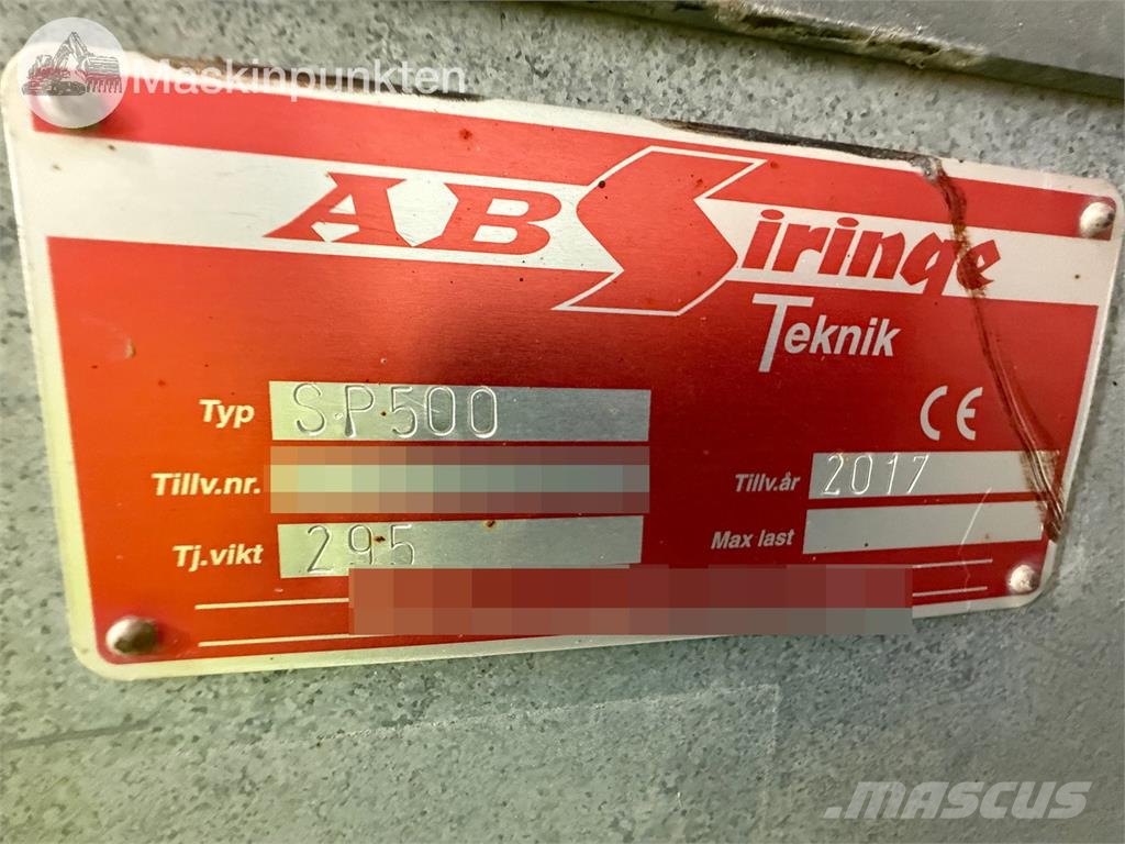 Siringe Teknik AB SP 500 Posipači soli i peska