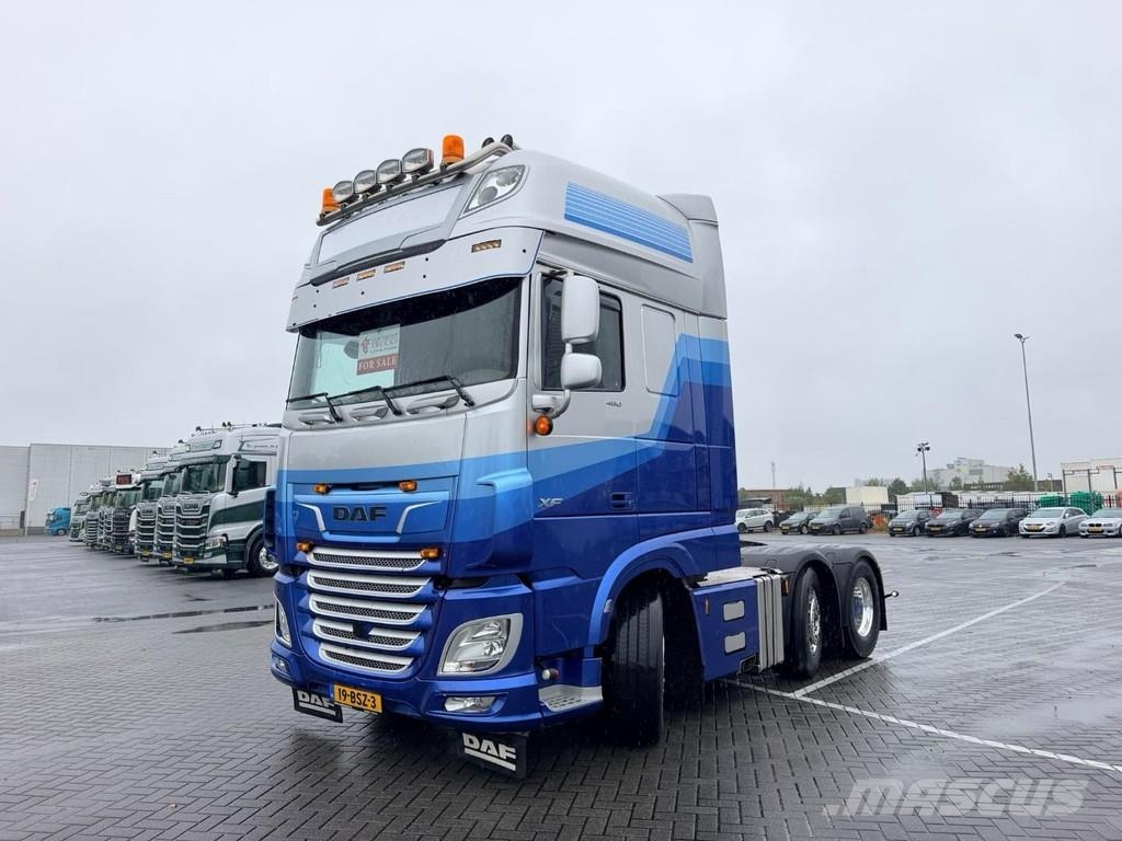 DAF XF 480 FTG 6X2/4, hydrauliek, stand airco, 9t voor Vetopöytäautot