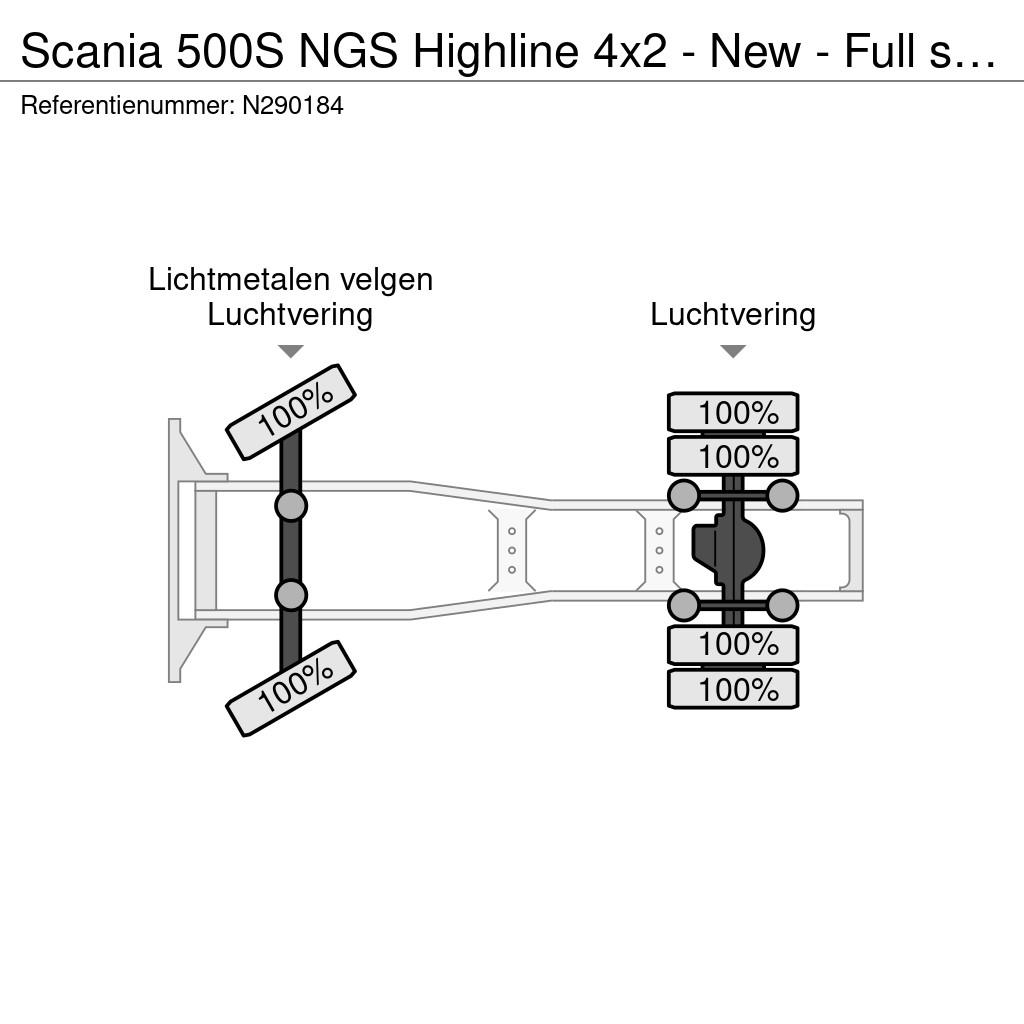 Scania 500S NGS Highline 4x2 - New - Full spec - Retarder Cabezas tractoras
