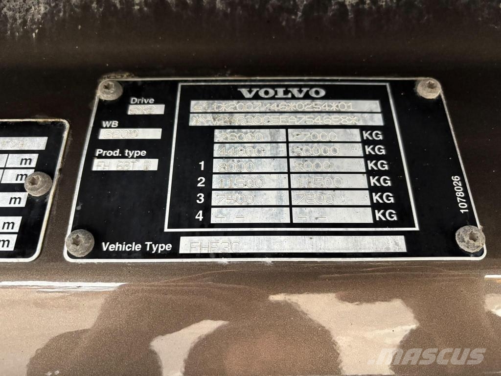 Volvo FH 500 6x2 GLOBE XL / HYDRAULICS / DOUBLE BOGIE Vilcēji