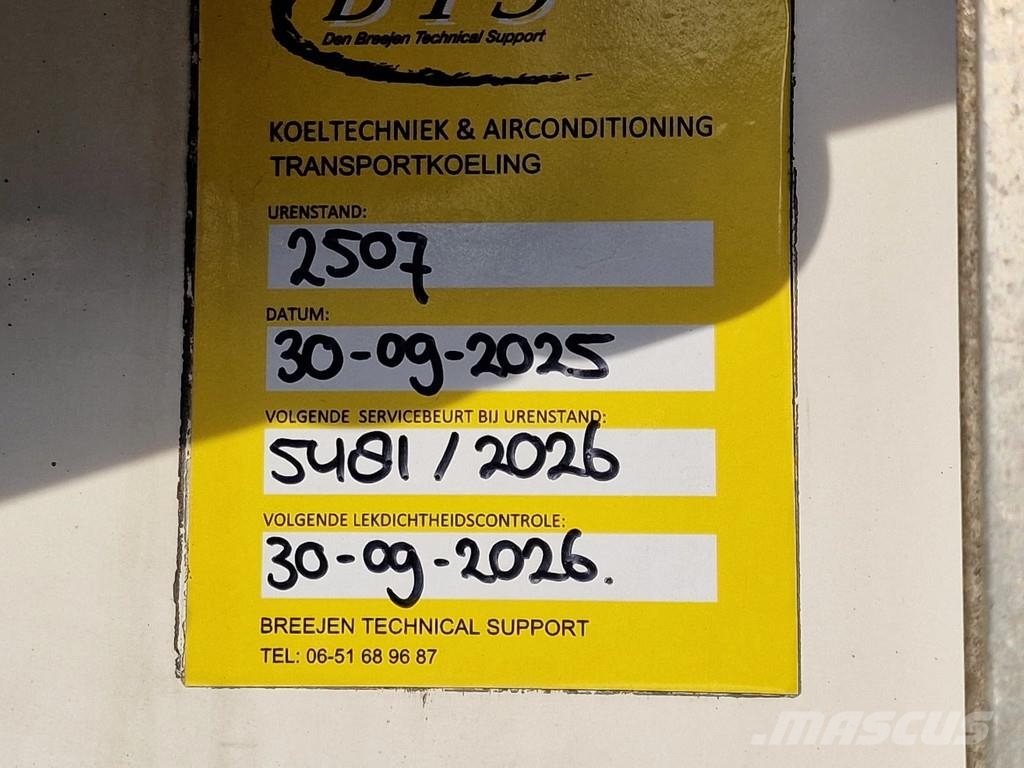 Chereau CSD3 Thermoking frigo - 3 axle - Steering axle - S Hladilne polprikolice