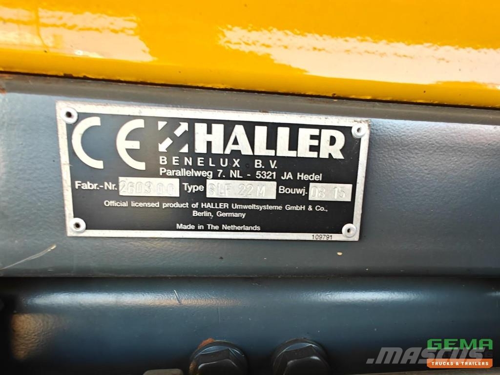 Scania P280 6x2/4 Day Cab Euro 5 - Haller Side Loader SLF Vuilniswagens