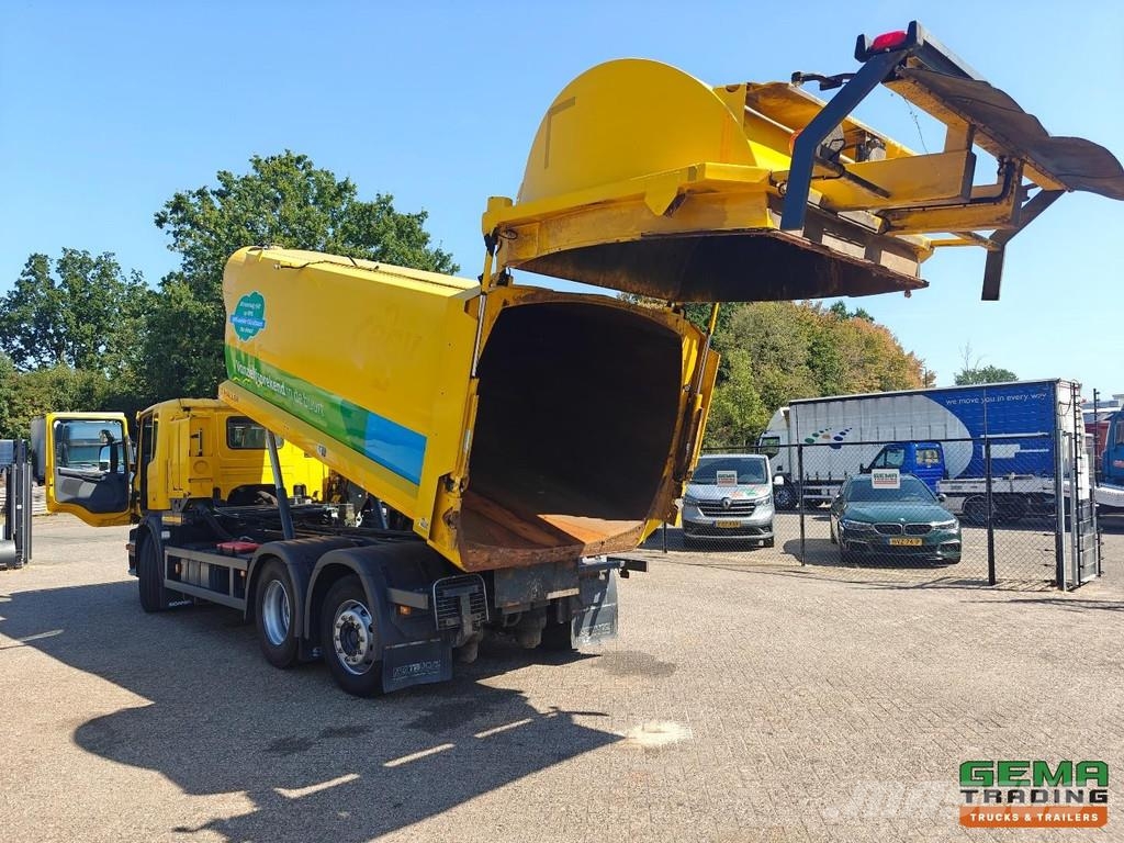 Scania P280 6x2/4 Day Cab Euro 5 - Haller Side Loader SLF Vuilniswagens