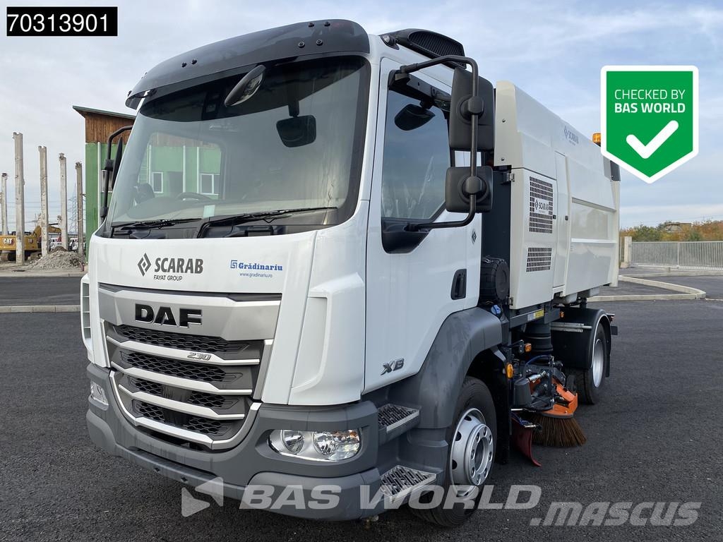 DAF XB 230 4X2 NEW! Scarab 6.35m3 Sweeper 3 Brushes Au Zametací vozy