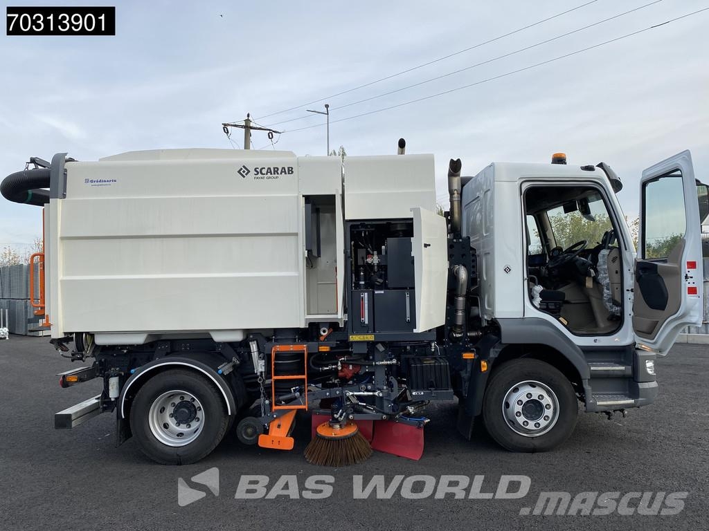 DAF XB 230 4X2 NEW! Scarab 6.35m3 Sweeper 3 Brushes Au Zametací vozy