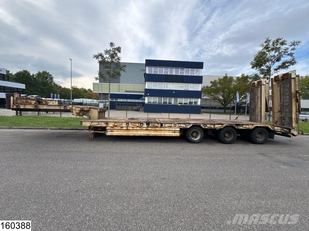 Louault Lowbed 54.000 kg, Steering axle, Hydraulic, Winch Semirremolques de carga baja