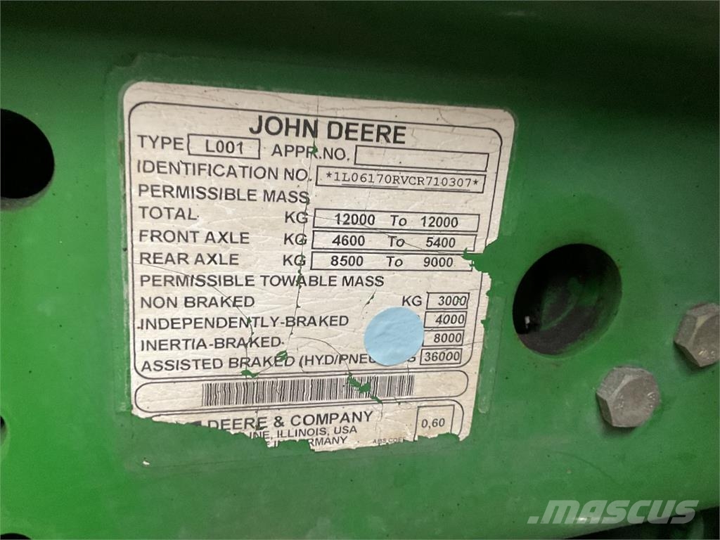 John Deere 6170R Traktorid