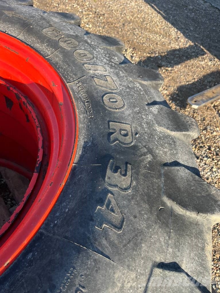 Trelleborg 600/70R34 Hjul, Dæk og Fælge